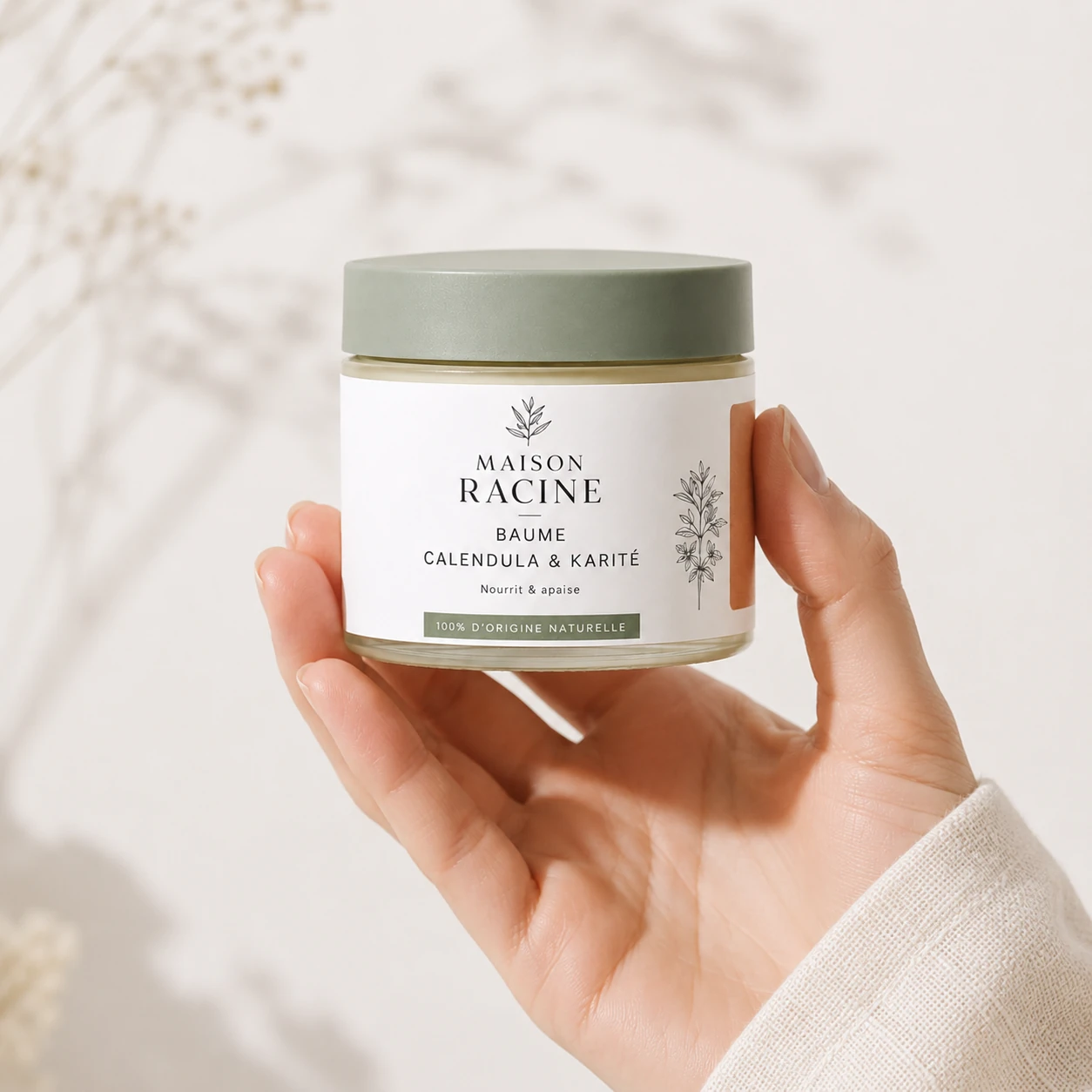 Baume Maison Racine pour une routine après la douche
