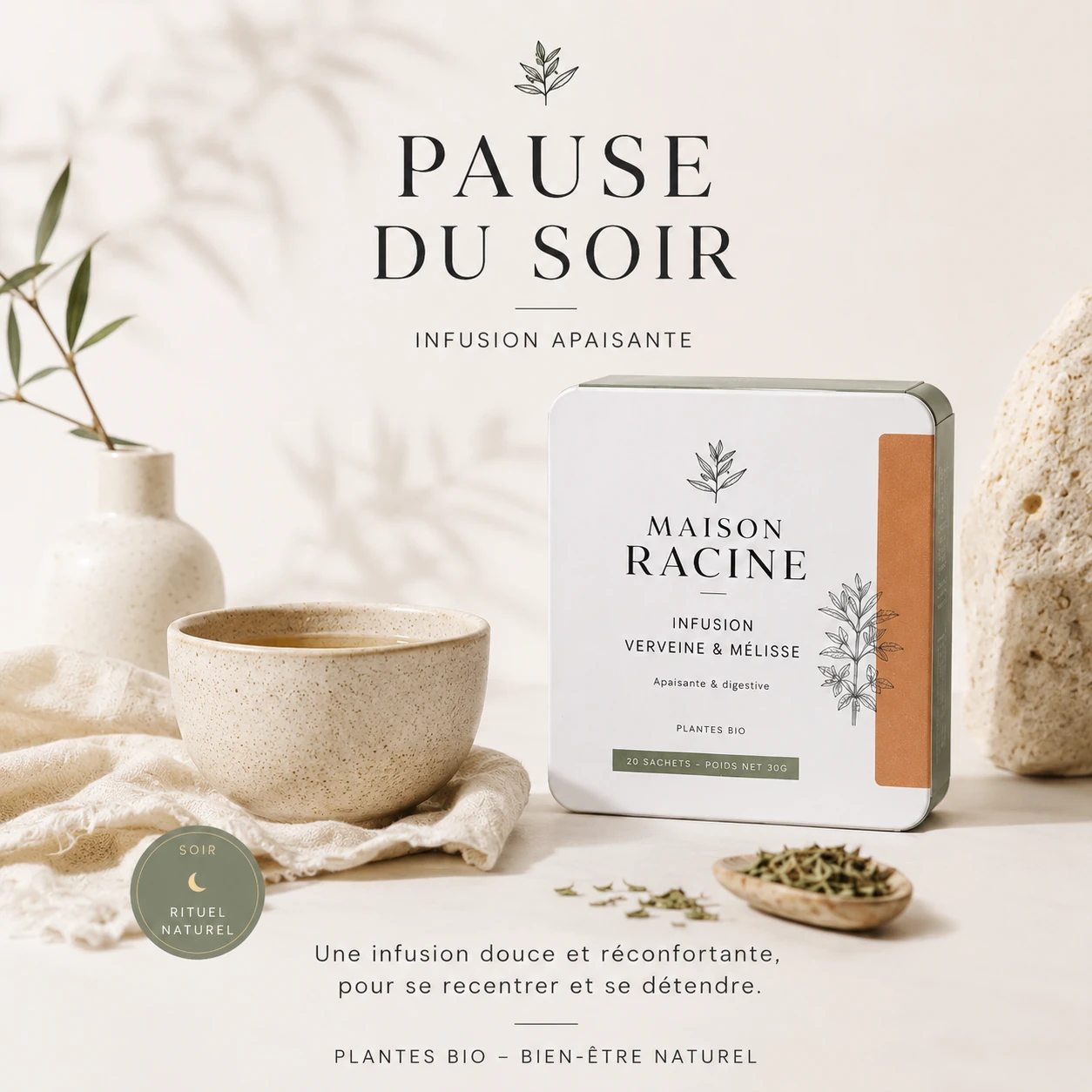 Infusion Verveine et Mélisse Maison Racine